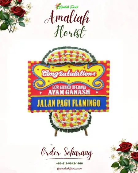 Sewa Papan Bunga Way Mili